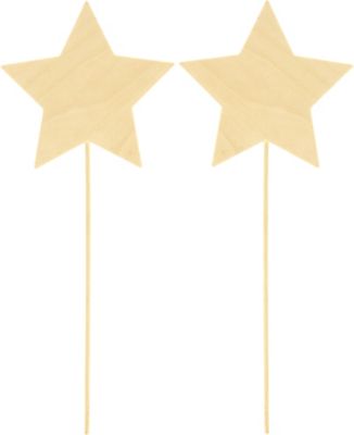DIY Elfenstab Stern, 3er Set