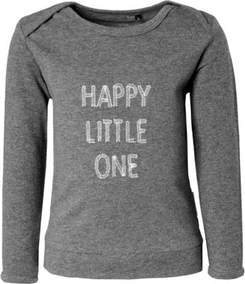 Baby Langarmshirt, Organic Cotton grau Gr. 80