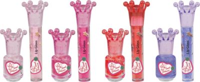 Crown Lipgloss + Nail Polish Mitgebsel-T�te 2 x 4 St�ck
