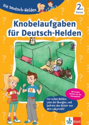 Buch - Die Deutsch-Helden Knobelaufgaben Deutsch-Helden 2. Klasse Kinder