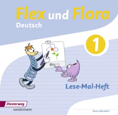 Buch - Flex und Flora - Deutsch: Lese-Mal-Heft 1