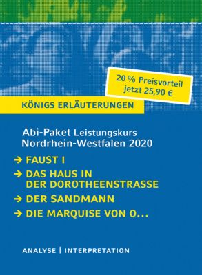 Buch - Abi-Paket Leistungskurs Nordrhein-Westfalen 2020 - K�nigs Erl�uterungen, 4 Bde.