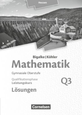 Buch - Mathematik, Sekundarstufe II, Ausgabe Hessen (Neubearbeitung 2016): Leistungskurs - 3. Halbjahr - Qualifikationsphase, Lsungen zum Schlerbuch