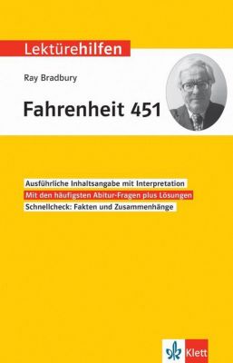 Buch - Lektürehilfen Ray Bradbury, Fahrenheit 451