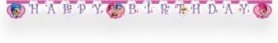 Happy Birthday Girlande Shimmer and Shine - Glitter Friends