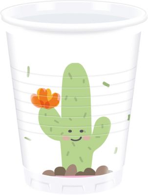 Partybecher Cactus 200 ml, 8 Stck