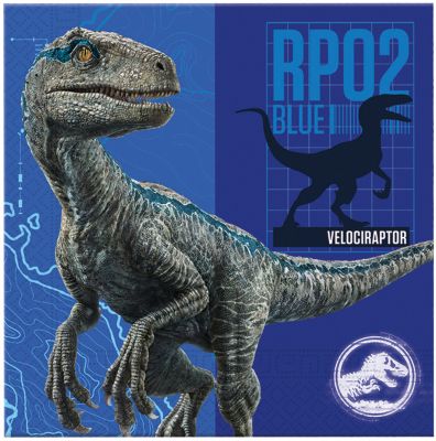 Servietten zweilagig Jurassic World 4 33 x 33 cm, 20 Stck
