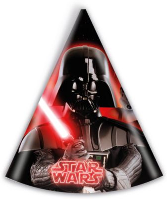 Partyh�te Star Wars & Heroes, 6 St�ck