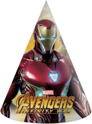Partyhüte Avengers Infinity War, 6 Stück