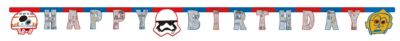 Happy Birthday Girlande Star Wars Forces 200 x 14 cm