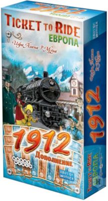 Настольная игра Hobby World Ticket to Ride Европа: 1912, дополнение