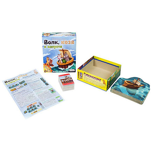 Настольная игра Hobby World Волк, коза и капуста от Hobby World
