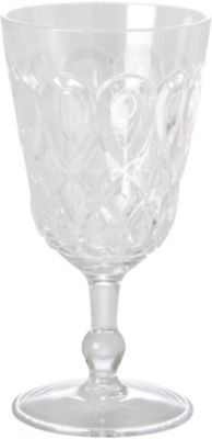 Acryl Weinglas ´´Swirly´´, Ø9 x H17 cm farblos