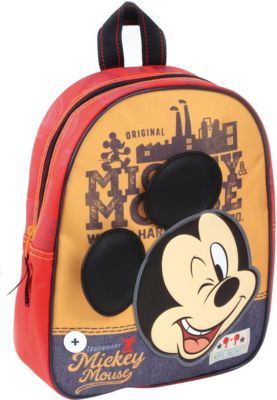 Kinderrucksack Mickey Mouse rot
