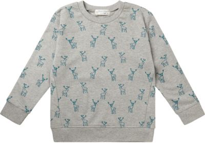 Sweatshirt FINN , Organic Cotton grau Gr. 122/128 Jungen Kinder