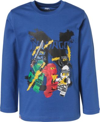 Ninjago Langarmshirt blau Gr. 152 Jungen Kinder