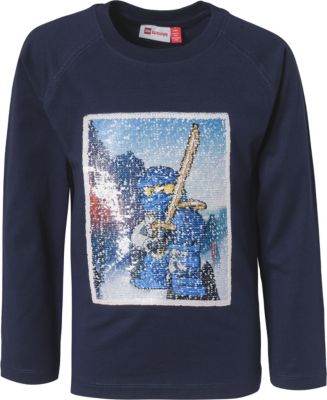 Ninjago Langarmshirt dunkelblau Gr. 110 Jungen Kleinkinder