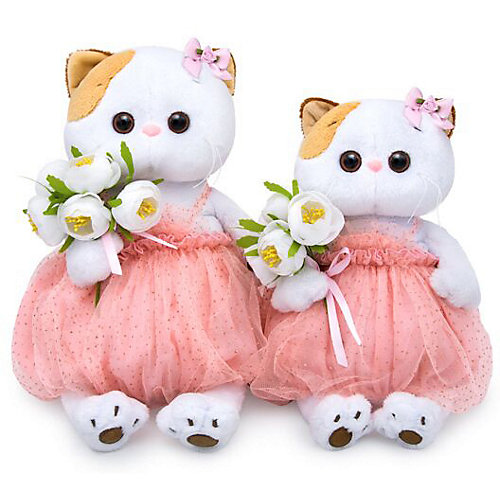 Мягкая игрушка Budi Basa Кошечка Ли-Ли с белым букетом, 24 см от Budi Basa