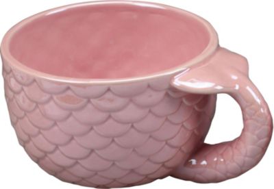 Kaffeetasse Meerjungfrau rosa