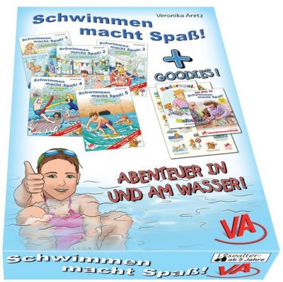 Image of Buch - Schwimmen macht Spaß!-Box, mit 24 Buch, mit 1 Buch, 5 Teile