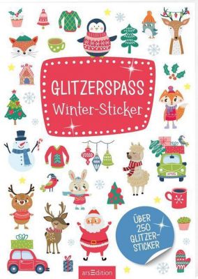 Buch - Glitzerspa Winter-Sticker