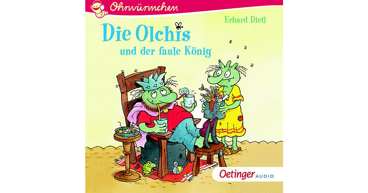 Die Olchis und der faule König, 1 Audio-CD Hörbuch