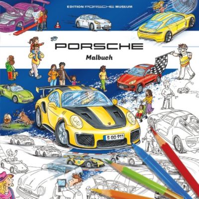 Buch - Porsche Malbuch Kinder Kleinkinder