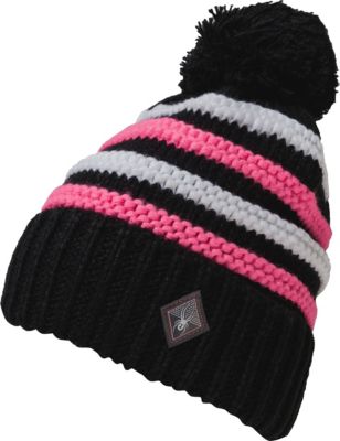 Bommelmtze ARROW schwarz/pink Gr. 51-56 Mdchen Kinder
