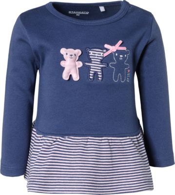 Baby Langarmshirt dunkelblau Gr. 68 M�dchen Baby