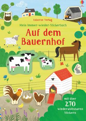 Image of Buch - Mein Immer-wieder-Stickerbuch: Auf dem Bauernhof