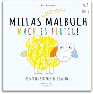 Image of Buch - Millas Kritzel Malbuch: Mach es Fertig!