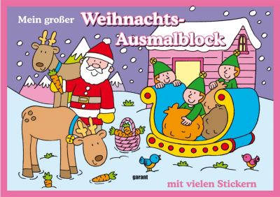Buch - Mein großer Weihnachts-Ausmalblock
