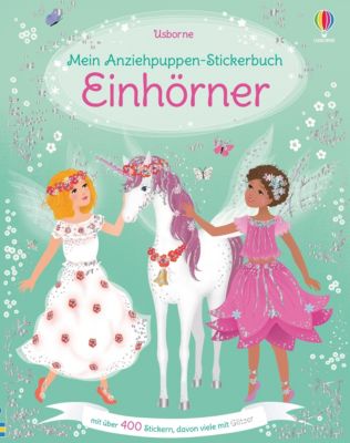 Image of Buch - Mein Anziehpuppen-Stickerbuch: Einhörner