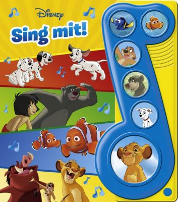Buch - Disney: Sing mit!: Liederbuch mit Sound -Pappbilderbuch mit 6 Melodien Kinder ab 3 Jahren Kleinkinder