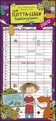Lotta-Leben Familienplaner 2020, HEYE Kalender Verlag | myToys