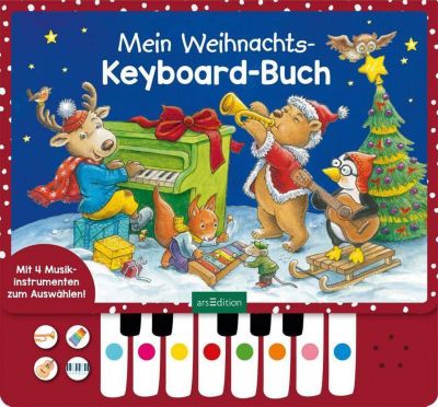 Buch - Mein Weihnachts-Keyboard-Buch, mit Klaviertastatur