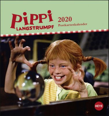 Buch - Pippi Langstrumpf Postkartenkalender 2020