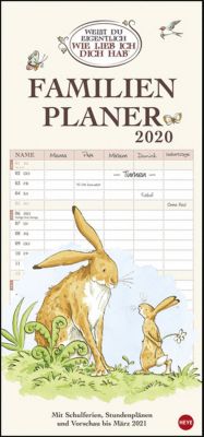 Buch - Weit du eigentlich, wie lieb ich dich hab? Familienplaner 2020