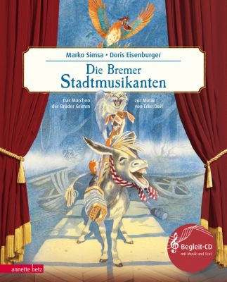 Buch - Die Bremer Stadtmusikanten, mit Audio-CD
