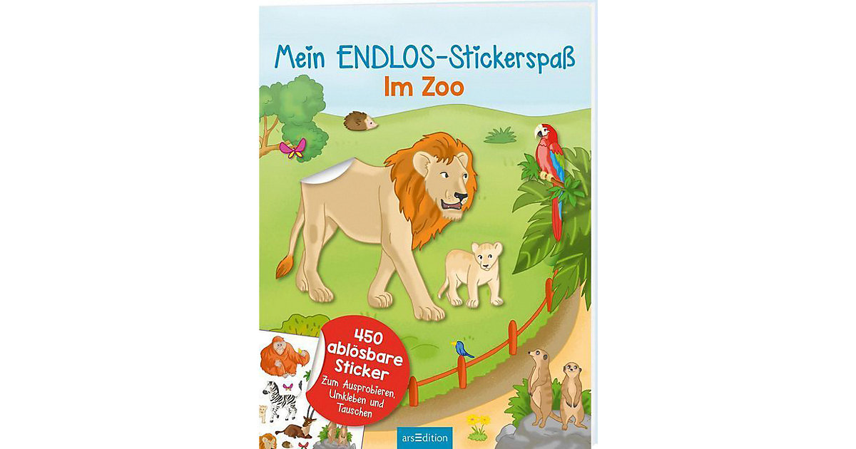 Buch - Mein Endlos-Stickerbuch Zoo