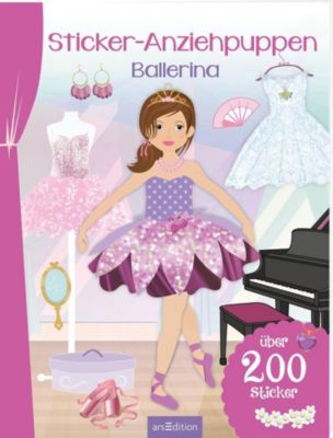 Buch - Sticker-Anziehpuppen Ballerina