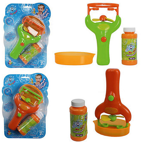 Мыльные пузыри 1Toy "Мы-шарики!", "Пузырь в пузыре" Игрушка на батарейках, 100 мл от 1Toy