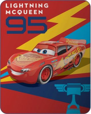 Film Cars Lightning McQueen Decke Wohndecke Bettüberwurf Kuscheldecke Microfaser 