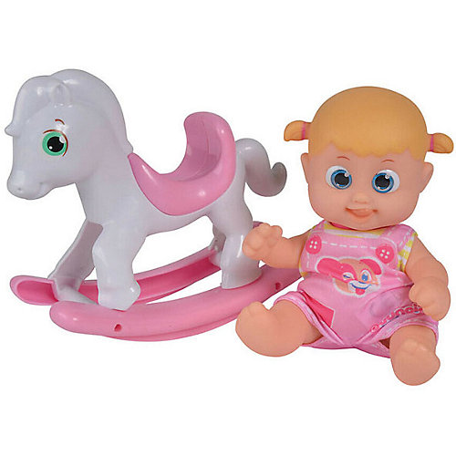 Интерактивная кукла Bouncin' Babies "Кукла Бони", с лошадкой-качалкой, 16 см от Bouncin' Babies