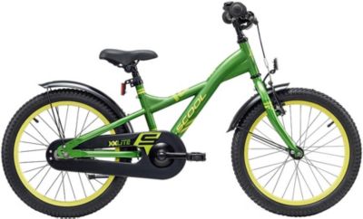 Двухколесный велосипед Scool XXlite 18 дюймов, зеленый