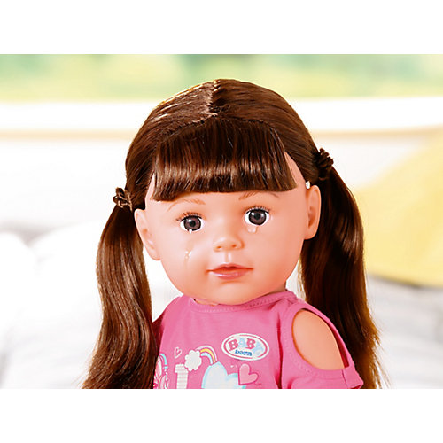 Интерактивная кукла Zapf Creation Baby born Сестричка брюнетка, 43 см от Zapf Creation