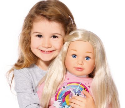 Schlafaugen 27cm Spiel Puppe Kinderzimmer Prinzessin Geschenkidee Blond 