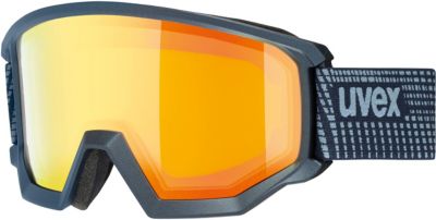 Skibrille athletic FM navy mat dl/orange-lgl dunkelblau