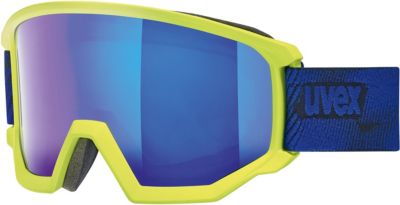 Skibrille athletic FM lime mat dl/blue-blue