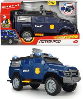 Машинка Dickie Toys "Спецназ", 40 см, свет звук